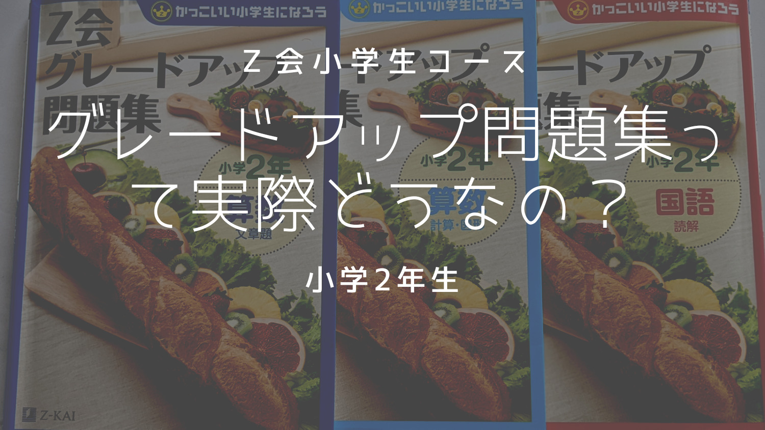 レビュー 小２のz会小学生コースにグレードアップ問題集を追加してわかった5つのメリット ボリブログ